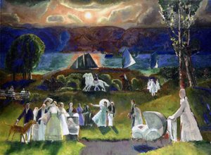サマーファンタジー、1924 作： George Wesley Bellows